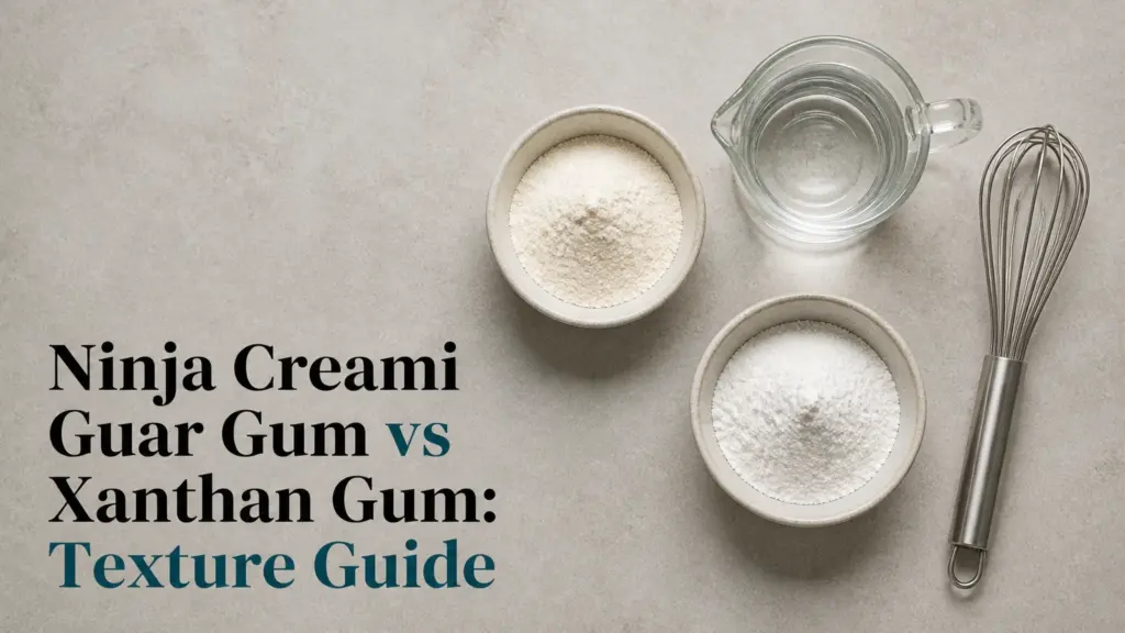 Ninja Creami Guar Gum vs Xanthan Gum: Texture Guide ninja creami guar gum vs xanthan gum