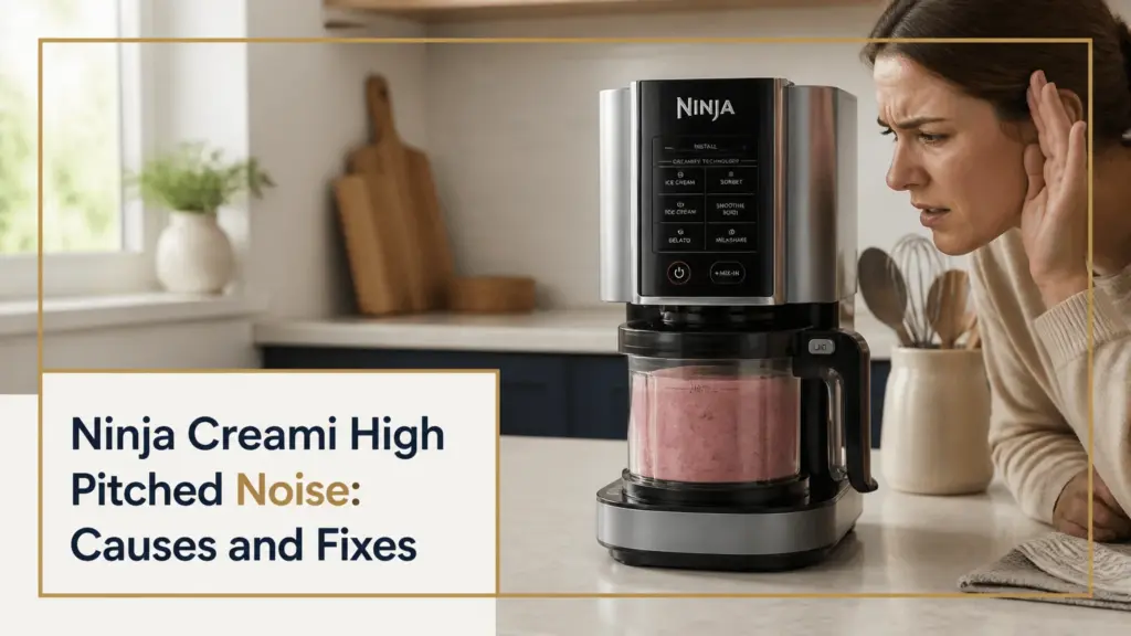 ninja creami high pitched noise