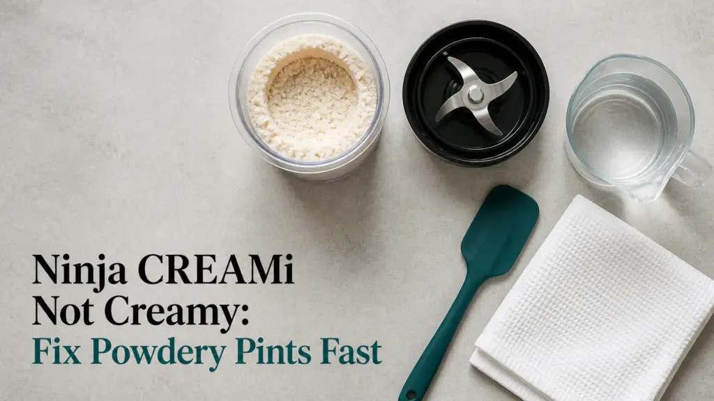 ninja creami not creamy