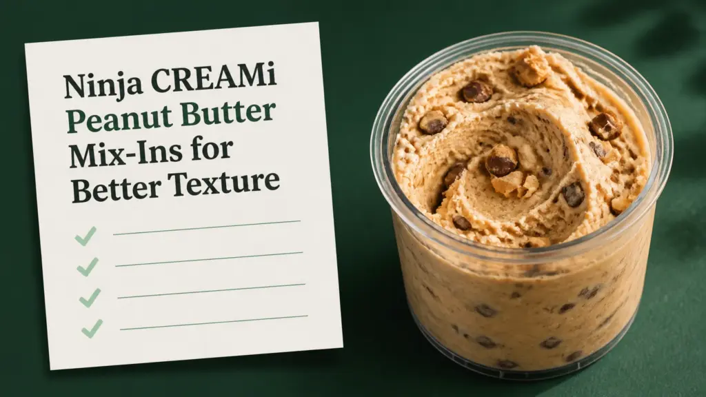 ninja creami peanut butter mix in