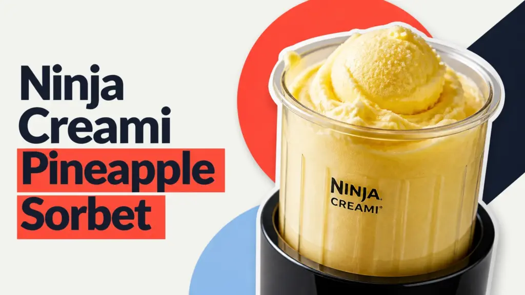 Ninja Creami Pineapple Sorbet ninja creami pineapple sorbet