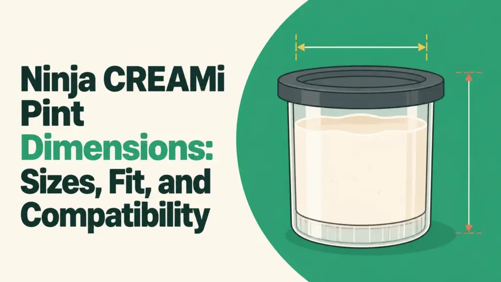 ninja creami pint dimensions