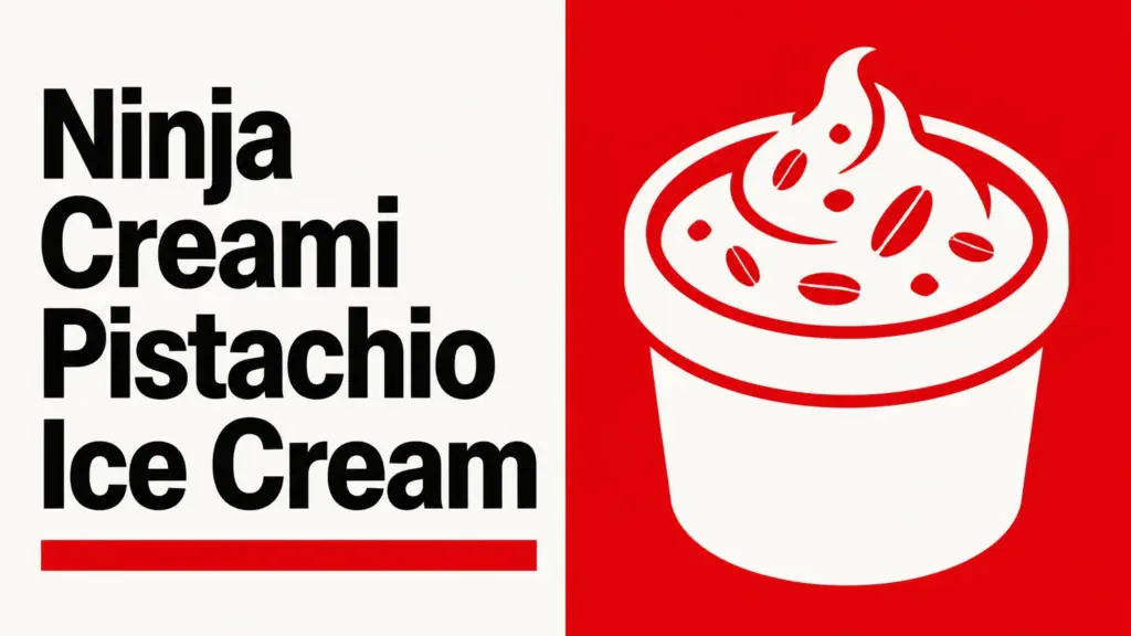 ninja creami pistachio ice cream