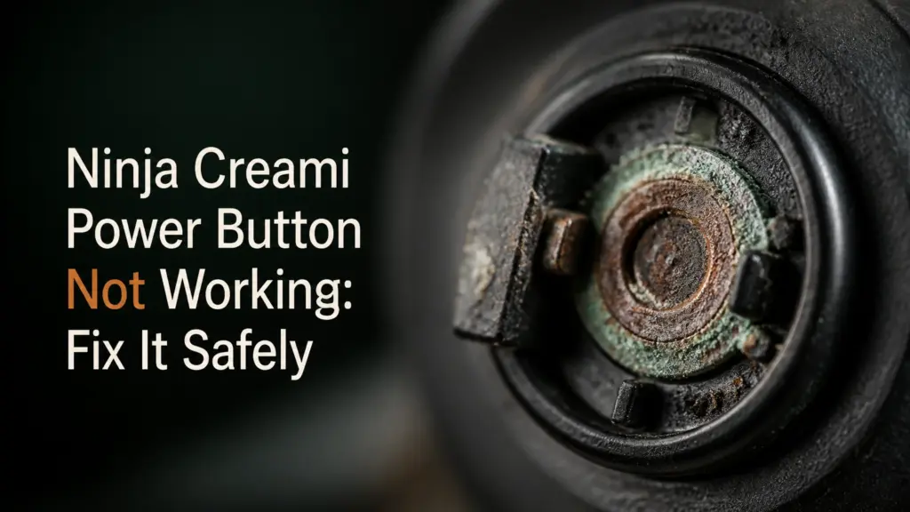 Ninja Creami Power Button Not Working: Fix It Safely ninja creami power button not working