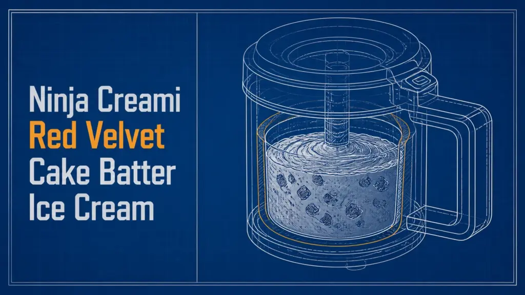 ninja creami red velvet cake batter ice cream