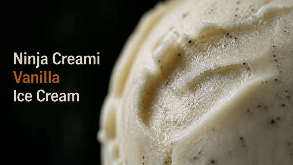 ninja creami vanilla ice cream