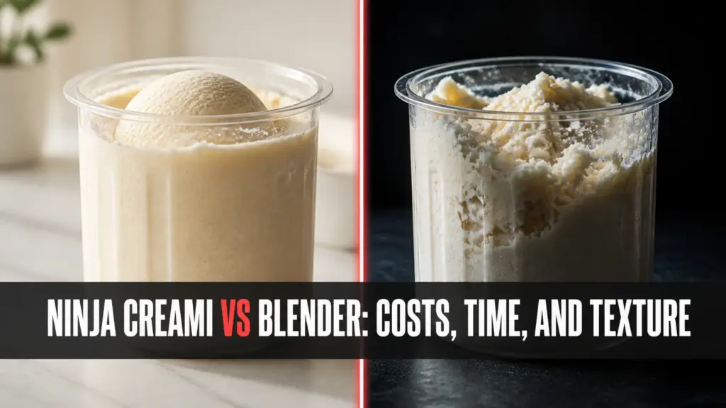 Ninja Creami vs Blender: Costs, Time, and Texture ninja creami vs blender
