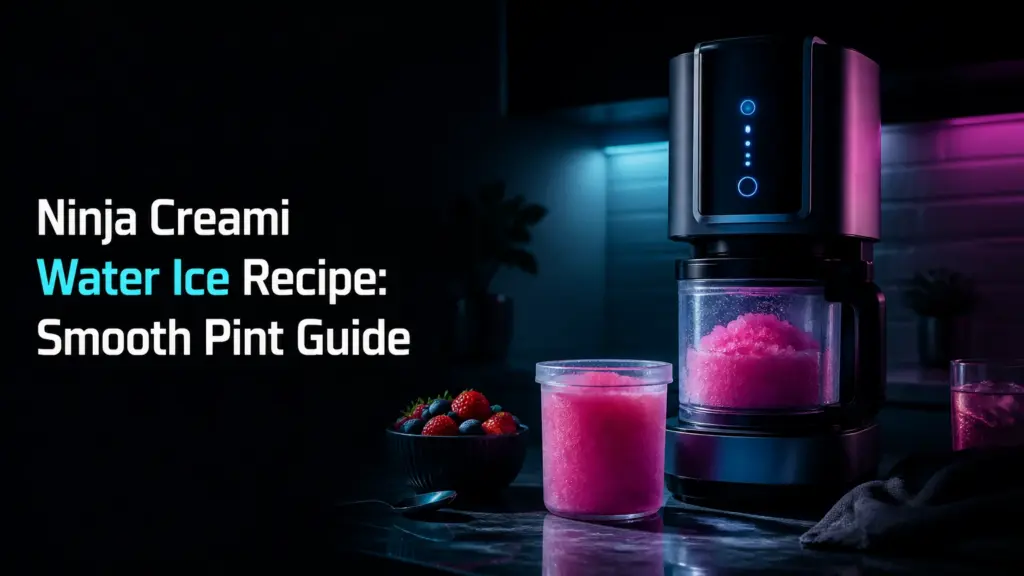 Ninja Creami Water Ice Recipe: Smooth Pint Guide ninja creami water ice recipe