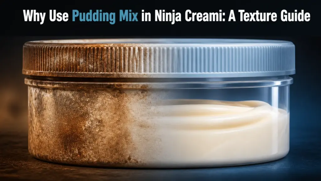 why use pudding mix in ninja creami